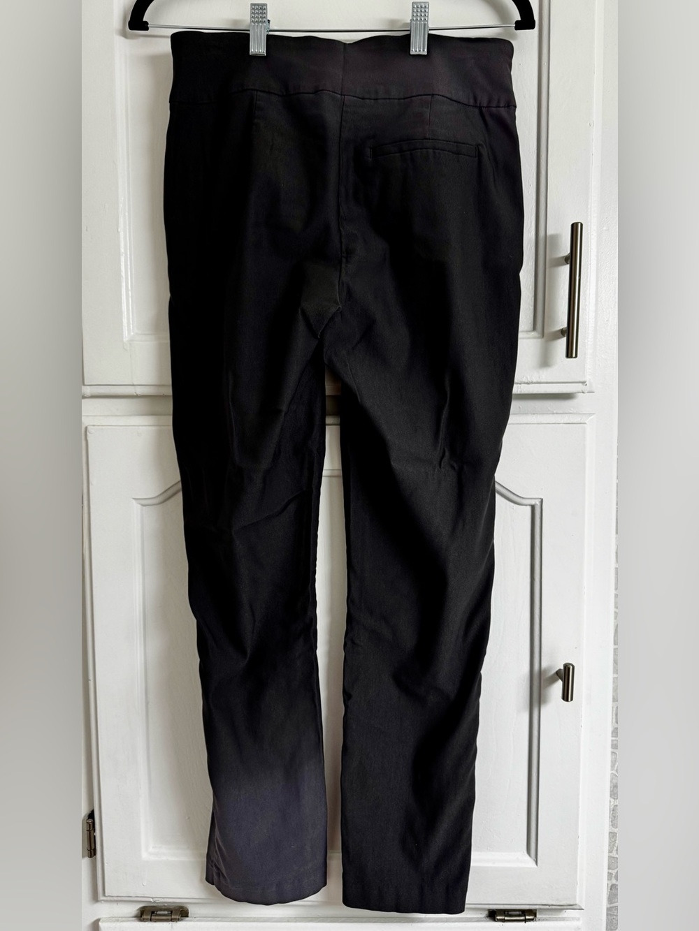 Tribal "Flatten It" Pull-On Slim Stretch Ankle Pants Charcoal Gray - Size 8 - Picture 4 of 12